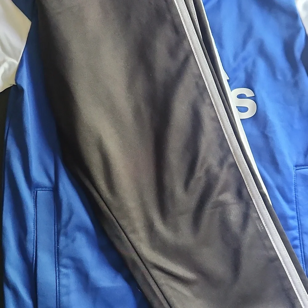 Adidas Blue and Black Track Suit - Picture 3 of 7